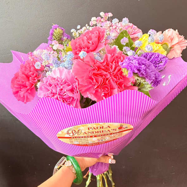 Cheery April Mix Carn Bouquet