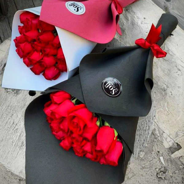 Wrapped You With Love- Luxury Hand-Tied Rose Bouquets