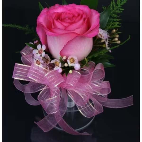 Pink corsage