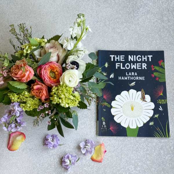 Children's Book + Fresh Arrangement