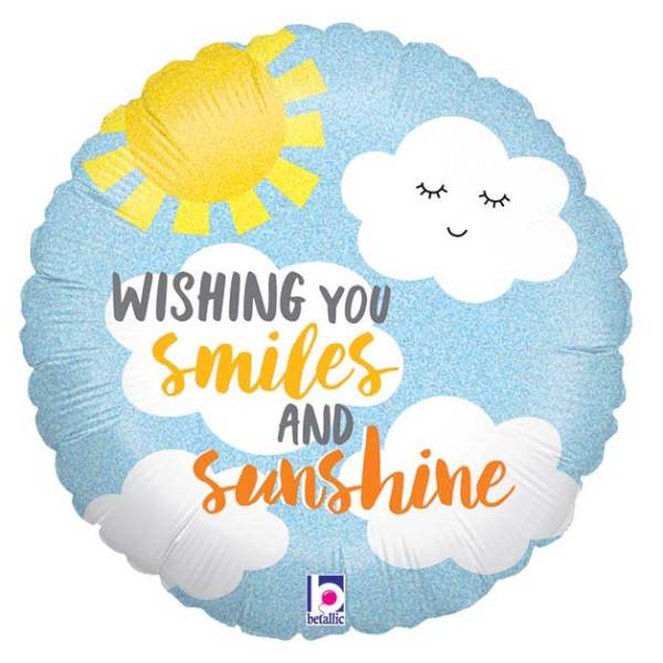18" Smiles & Sunshine Mylar