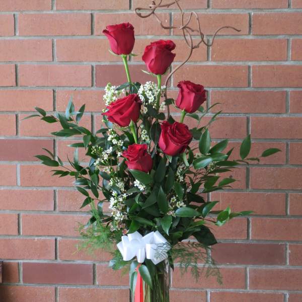 Half A Dozen Long Stem Roses