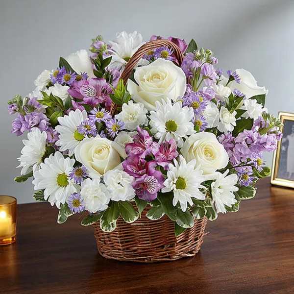 Peace, Prayers & Blessings Lavender & White