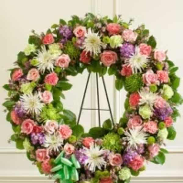 Garden Tribute Standing Wreath