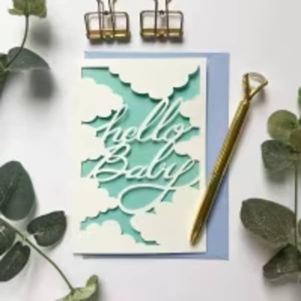 "Hello Baby" Blank Cards
