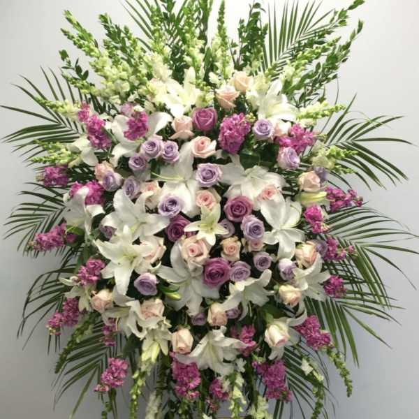 Purple Flowers for Funeral