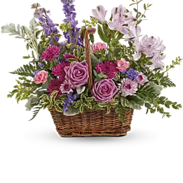 Lavender Meadow Basket