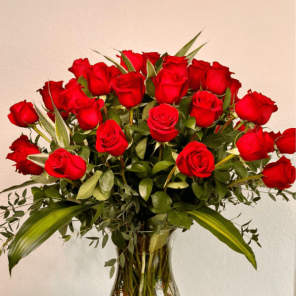 Long stemmed roses deluxe