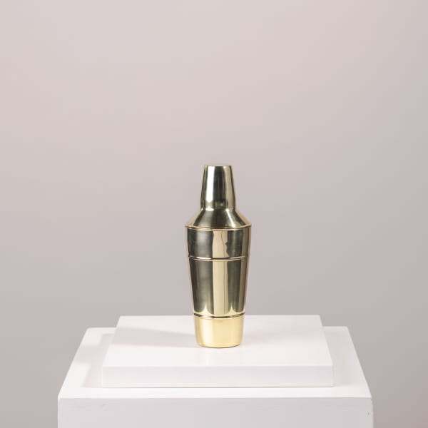 Stainless Steel Cocktail Shaker: Brass