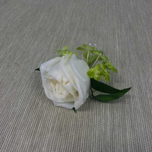 Rich Green Boutonniere