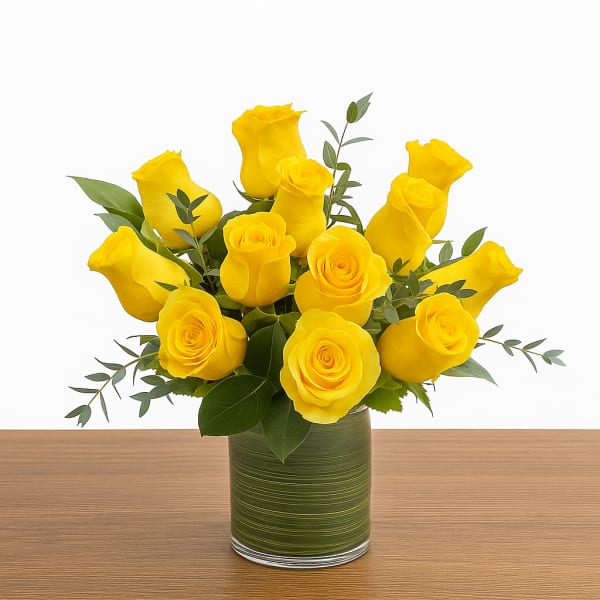 Sunny Yellow Roses