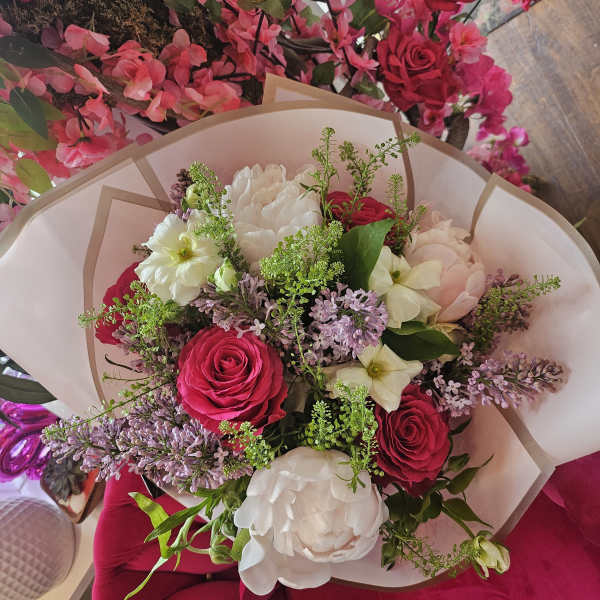 Lilac and Peonies Paradise