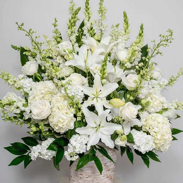 Our majestic standing basket arrangement