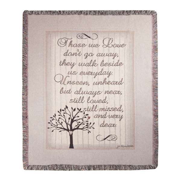 Those We Love Tree Tapestry Throw