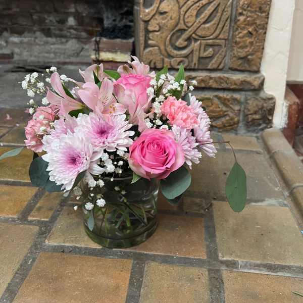 Pink rocks bouquet
