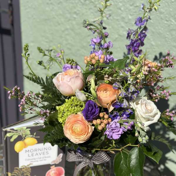 Morning Leaves Book & Flowers