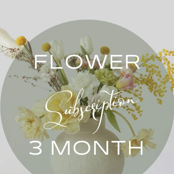 Monthly Flower Subscription - 3 Months