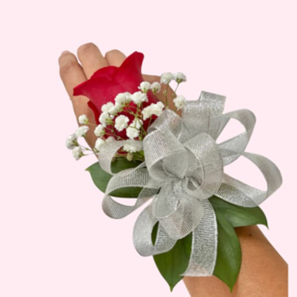 Red Rose Corsage (for Her)
