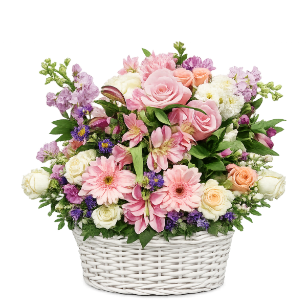 Pastels Sympathy Arrangement