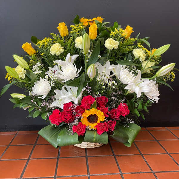 Summer Times Floral Basket