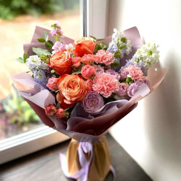 Be my sunshine wrapped bouquet