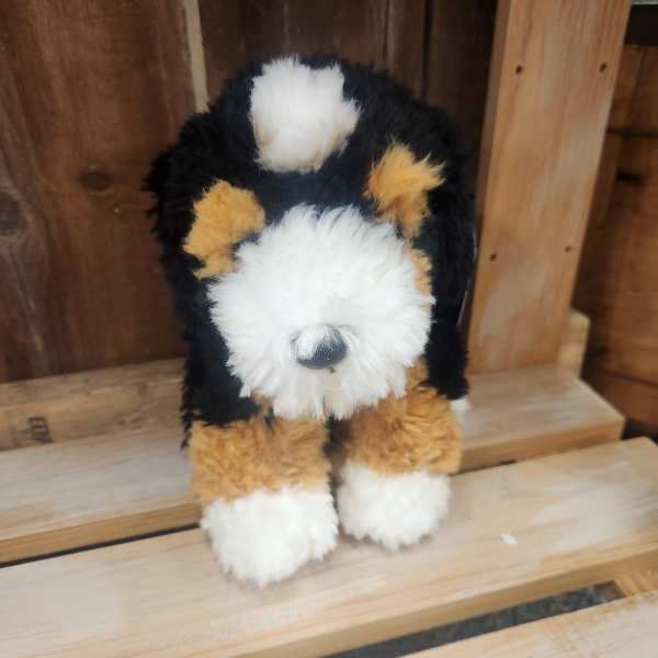 bernedoodle stuffed dog