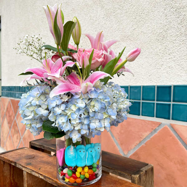 Easter candy centerpiece
