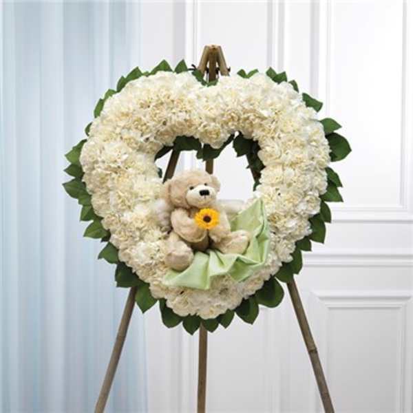 Open Heart Wreath - Infant