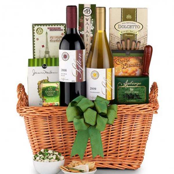 Red & White Wine Gift Basket
