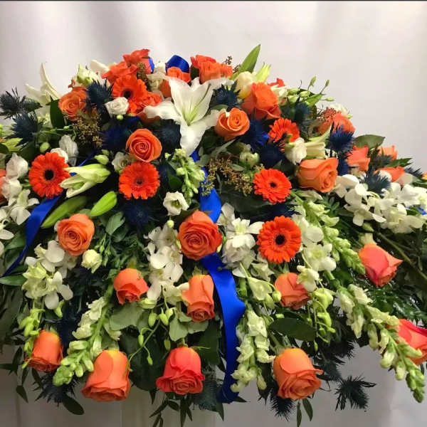 Lasting Memories Casket Cover