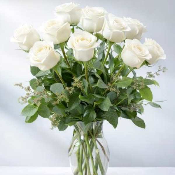 White Rose Bouquet