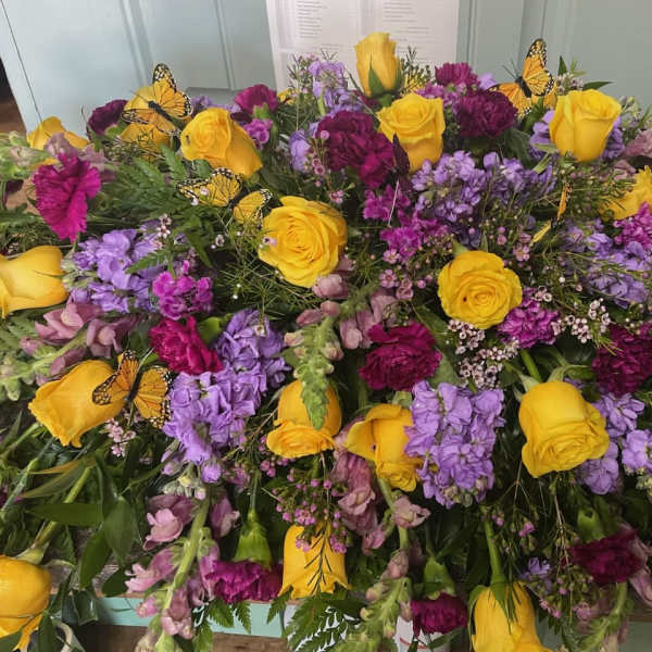 Sympathy- Purple and Yellow