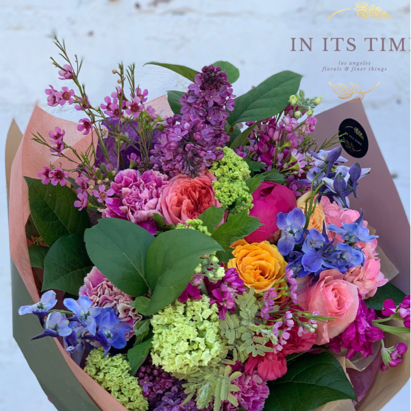 Over The Rainbow Wrapped Bouquet