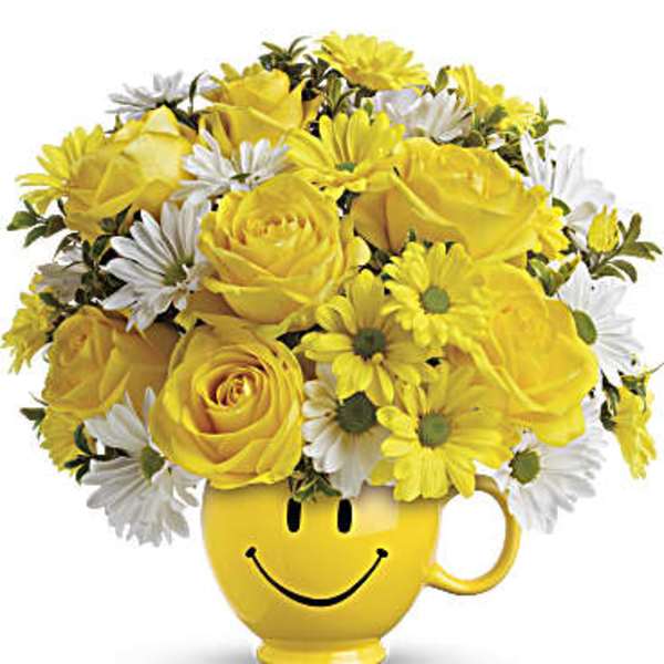 Teleflora's Be Happy® Bouquet with Roses