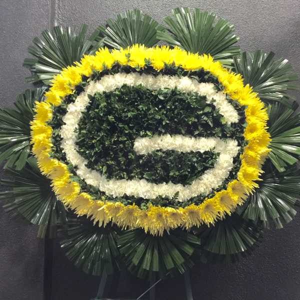 Green Bay Packer Wreath - F3501