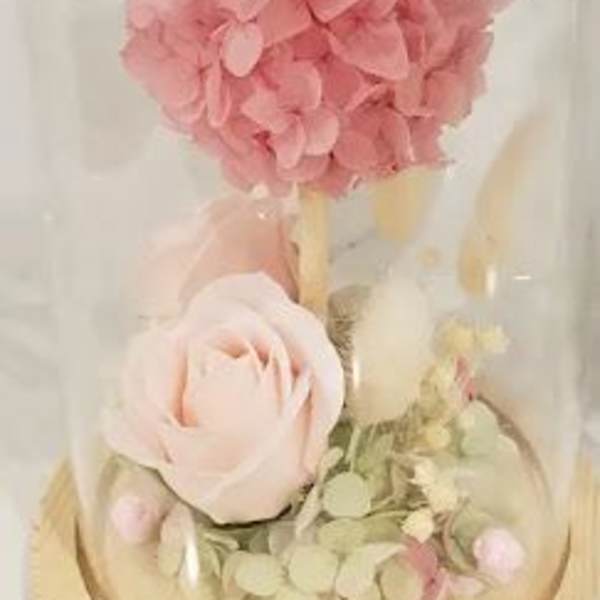 Preserved topiary pink