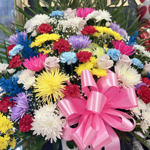 sympathy basket - By 3 Roses Flower Shop.