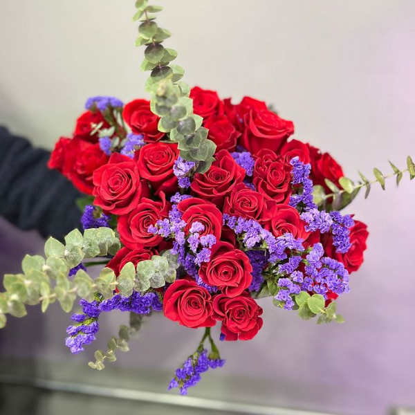 Two Dozen Red Rose Bouquet