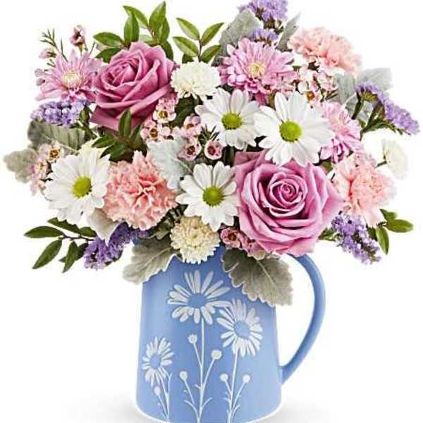 Teleflora's Pastel Meadow Bouquet