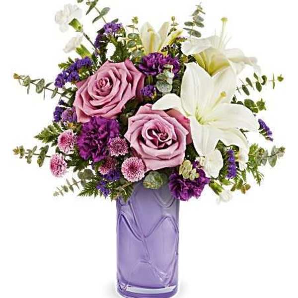 Teleflora's Mauvelous Bloom Bouquet