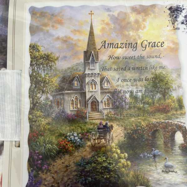 Amazing Grace Memorial Quilt Throw