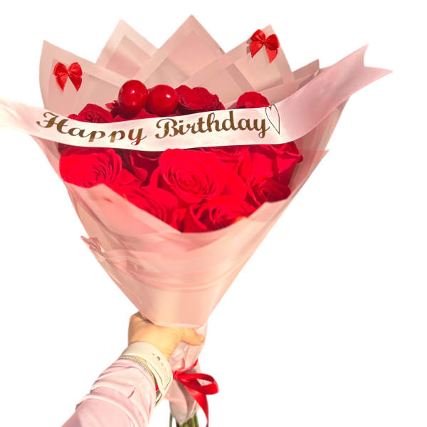 Coquette Bouquet no babies breath