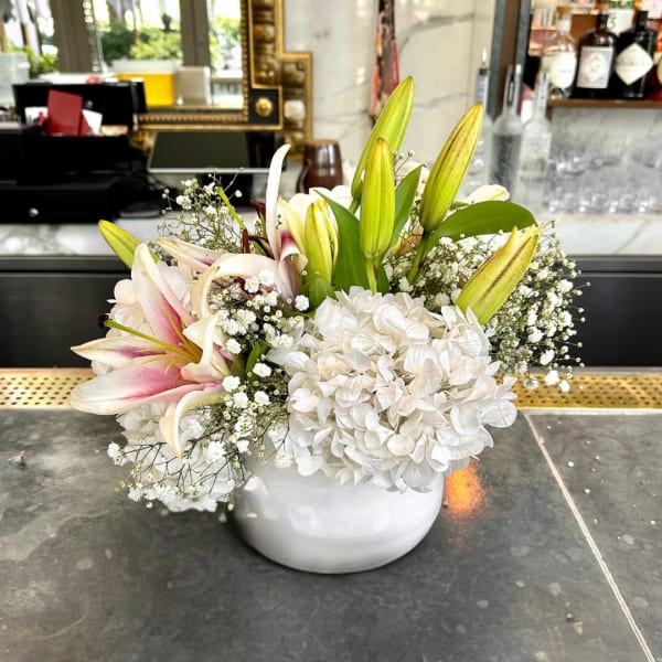 Classic Lilies Elegance Vase