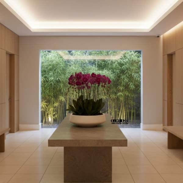 Purple Phalaenopsis Orchid – Executive Desk Accent