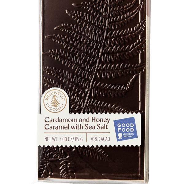Wildwood Chocolates - Cardamom and Honey Caramel with Sea Salt