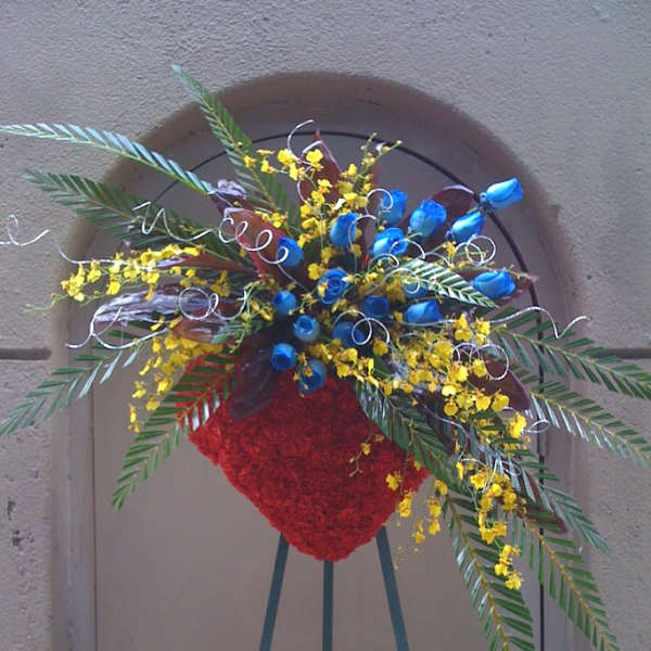 Funeral Wreath with Roses - W60010