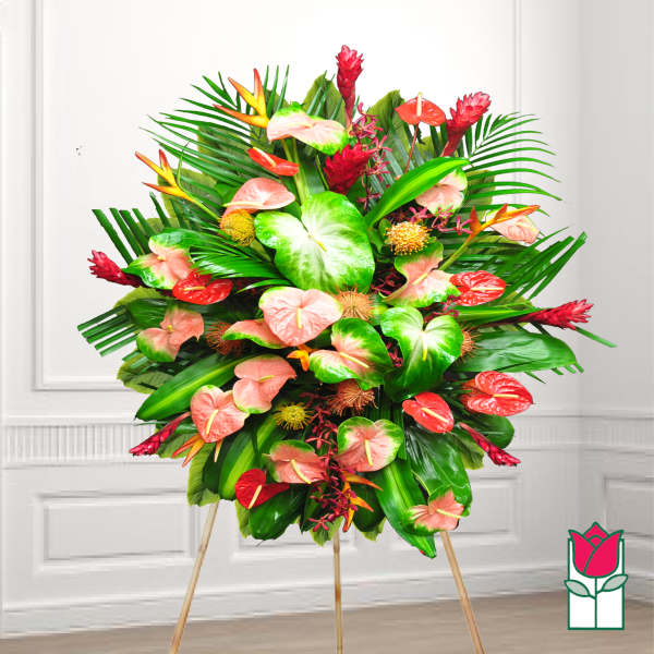 Beretania's Mele Tropical Wreath (Seasonal Varieties Vary)