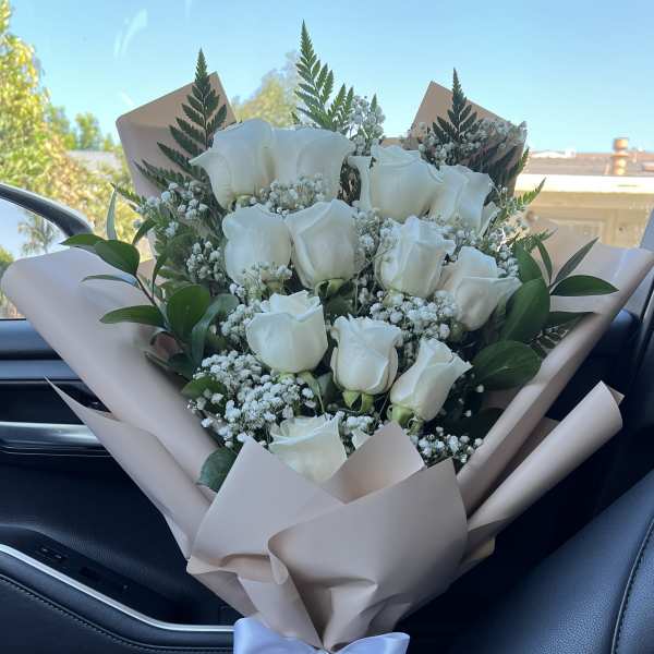 Bouquet With White Roses