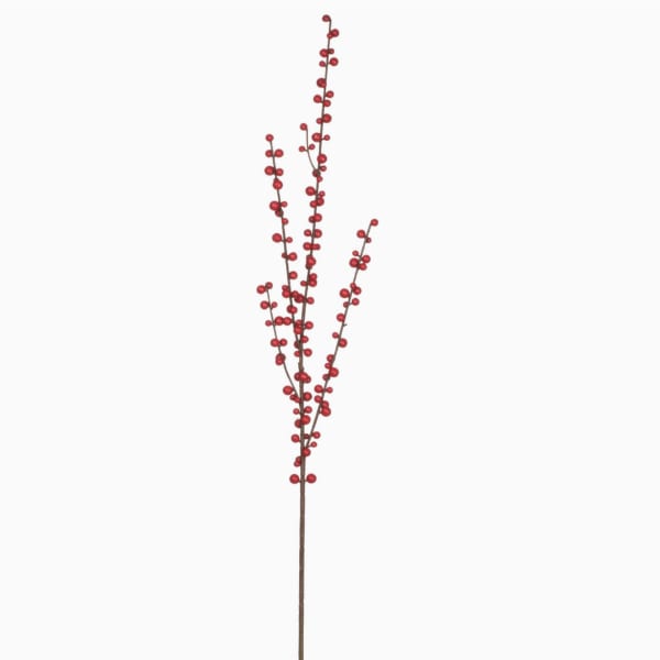 Faux Ilex Berry Spray