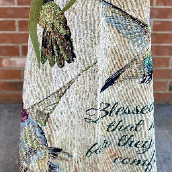 Hummingbird Memorial Throw On Easel